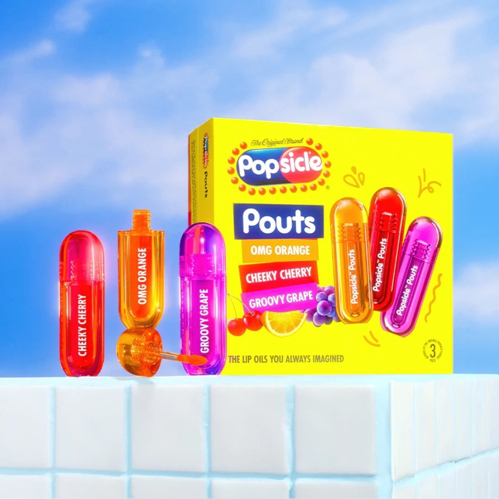 NIB Limited Edition Popsicle Pouts Lip Oils 🍊 🍇 🍒
